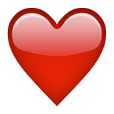 Heavy Black Heart Emoji (Apple/iOS Version)