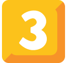 Keycap Digit Three Emoji - Hangouts / Android Version