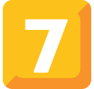 Keycap Digit Seven Emoji - Hangouts / Android Version