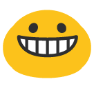 Grinning Face Emoji - Hangouts / Android Version