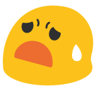 Anguished Face Emoji Icon