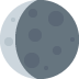 Waning Crescent Moon Symbol Emoji (Twitter Version)