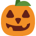 Jack-o-lantern Emoji (Twitter Version)
