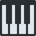 Musical Keyboard Emoji (Twitter Version)