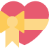 Heart With Ribbon Emoji (Twitter Version)