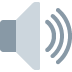 Speaker With Three Sound Waves Emoji (Twitter Version)