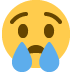 Crying Face Emoji (Twitter Version)