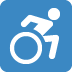 Wheelchair Symbol Emoji (Twitter Version)