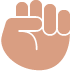Raised Fist Emoji (Twitter Version)