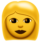 Woman Emoji (Apple/iOS Version)