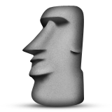 🗿 - Moyai or Easter island Emoji 📖 Emoji Meaning ✂ Copy & 📋 Paste (◕‿◕)  SYMBL